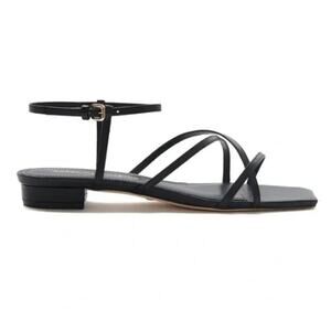NIB Caroline Constas Women's Black Morgan Sandal Size 38 or US size 8